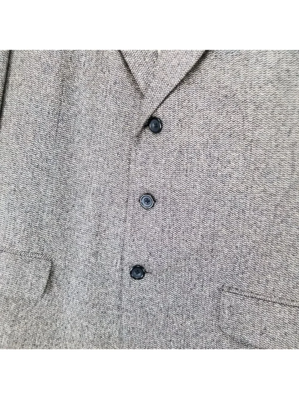 Oscar De La Renta Jacket Mens 42R Brown Silk Blend Long Sleeve Tweed Blazer
